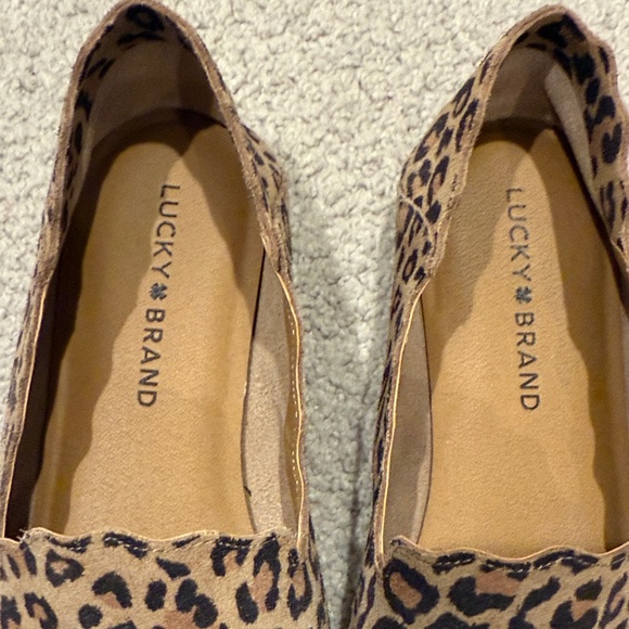 Lucky Brand Animal Print Slip-On Shoes - Picture 3 of 8
